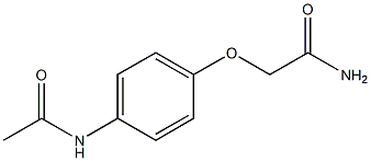 2-[4-(acetylamino)phenoxy]acetamide Structure