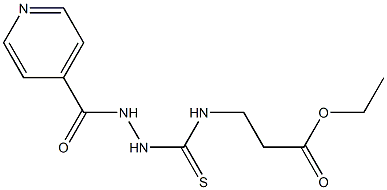 ethyl 3-{[(2-isonicotinoylhydrazino)carbothioyl]amino}propanoate