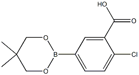 2-Chloro-5-(5,5-dimethyl-1,3,2-dioxaborinan-2-yl)benzoic aicd