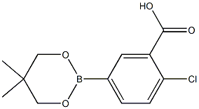  2-Chloro-5-(5,5-dimethyl-1,3,2-dioxaborinan-2-yl)benzoic aicd