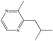 2-methyl-3-isobutylpyrazine 化学構造式