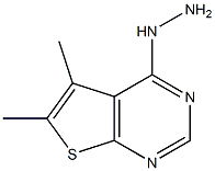 (5,6-Dimethyl-thieno[2,3-d]pyrimidin-4-yl)-hydrazine ,97%|(5,6-二甲基-噻吩[2,3-D]嘧啶-4-基)-肼