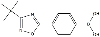 4-(3-叔丁基-1,2,4-恶二唑L-5-基)苯硼酸,,结构式