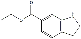 吲哚啉-6-甲酸乙酯,,结构式