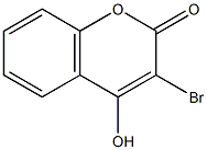 3-Bromo-4-hydroxy-chromen-2-one ,98% Structure