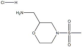  [4-(methylsulfonyl)morpholin-2-yl]methylamine hydrochloride