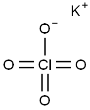 Potassium perchlorate, reagent grade, ACS Structure