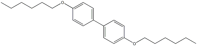 4,4'-Dihexyloxybiphenyl 结构式