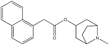Naphthalene-1-acetic acid 8-methyl-8-azabicyclo[3.2.1]octan-3-yl ester Structure