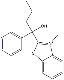 2-(1-Hydroxy-1-phenylbutyl)-3-methylbenzothiazol-3-ium