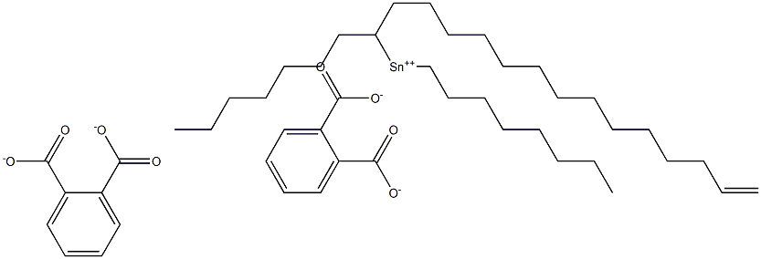 Bis[phthalic acid 1-(13-tetradecenyl)]dioctyltin(IV) salt,,结构式