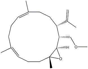 (1R,2R,3R,6E,10E,14S)-1-(Methoxymethyl)-2,3-epoxy-14-(1-methylethenyl)-3,7,11-trimethylcyclotetradeca-6,10-diene|