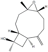 (1R,4S,5R,9S,11R)-4,5-Epoxy-4,11-dimethyl-8-methylenebicyclo[7.2.0]undecan-11-ol Struktur