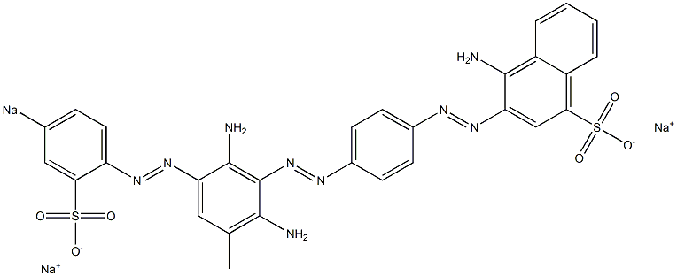 4-Amino-3-[[4-[[2,6-diamino-3-methyl-5-[(4-sodiosulfophenyl)azo]phenyl]azo]phenyl]azo]naphthalene-1-sulfonic acid sodium salt