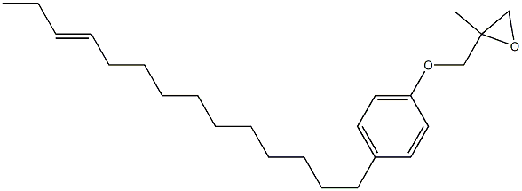 4-(11-Tetradecenyl)phenyl 2-methylglycidyl ether Structure