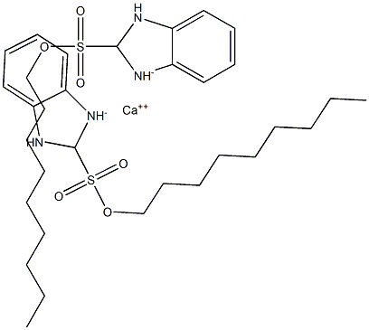 Bis(2,3-dihydro-2-nonyl-1H-benzimidazole-2-sulfonic acid)calcium salt