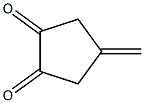 4-Methylenecyclopentane-1,2-dione 结构式