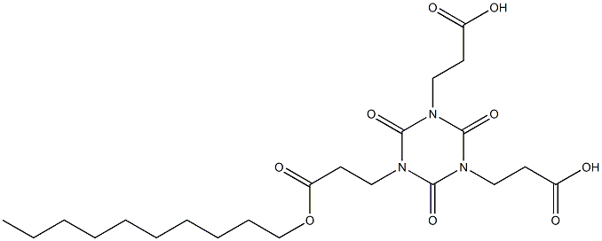 2,4,6-Trioxo-1,3,5-triazine-1,3,5(2H,4H,6H)-tri(propanoic acid decyl) ester