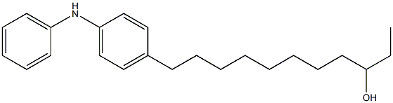 4-(9-Hydroxyundecyl)phenylphenylamine