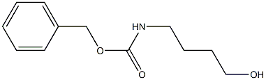 N-(4-ヒドロキシブチル)カルバミド酸ベンジル 化学構造式