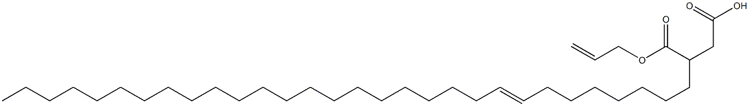 3-(8-Triacontenyl)succinic acid 1-hydrogen 4-allyl ester,,结构式