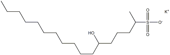 6-Hydroxyheptadecane-2-sulfonic acid potassium salt