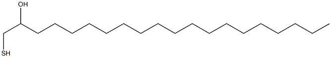 1-Mercapto-2-icosanol Structure