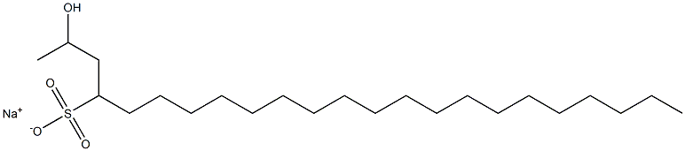 2-Hydroxytricosane-4-sulfonic acid sodium salt