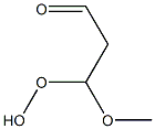 3-Hydroperoxy-3-methoxypropionaldehyde