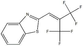 2-[3,3,3-Trifluoro-2-(trifluoromethyl)-1-propenyl]benzothiazole