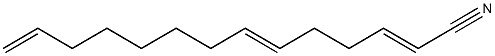 2,6,13-Tetradecatrienenitrile Structure