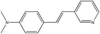 3-(4-(Dimethylamino)styryl)pyridine 结构式