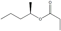 Propionic acid (1R)-1-methylbutyl ester Structure
