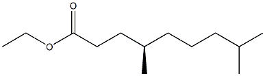 [R,(+)]-4,8-Dimethylnonanoic acid ethyl ester Struktur