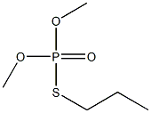 O,O-ジメチル-S-プロピル=ホスホロチオアート 化学構造式