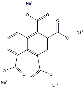 1,2,4,5-Naphthalenetetracarboxylic acid tetrasodium salt Structure