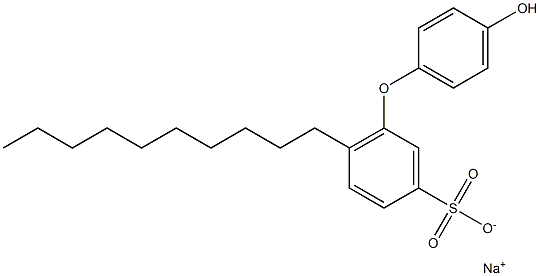  4'-Hydroxy-6-decyl[oxybisbenzene]-3-sulfonic acid sodium salt