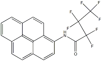1-[(Heptafluorobutyryl)amino]pyrene 结构式
