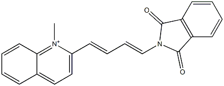 1-Methyl-2-[4-(1,3-dioxoisoindolin-2-yl)-1,3-butadienyl]quinolinium