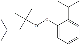 2-Isopropylphenyl 1,1,3-trimethylbutyl peroxide Structure