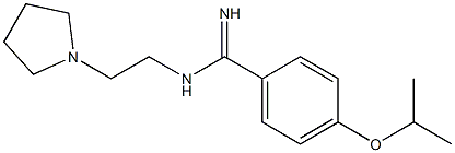 4-(Isopropyloxy)-N1-[2-(1-pyrrolidinyl)ethyl]benzamidine