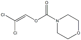 4-[(2,2-Dichlorovinyloxy)carbonyl]morpholine Struktur