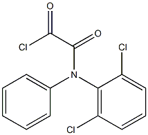 N-(2,6-Dichlorophenyl)-N-phenyloxamoyl chloride Struktur