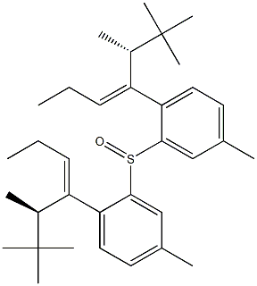 [(E)-1-[(R)-1-Methylneopentyl]-1-butenyl]p-tolyl sulfoxide,,结构式