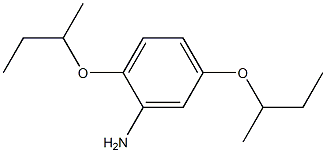 2,5-ジ(sec-ブチルオキシ)アニリン 化学構造式