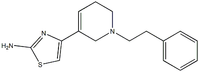 2-Amino-4-[(1-(2-phenylethyl)-1,2,5,6-tetrahydropyridin)-3-yl]thiazole|