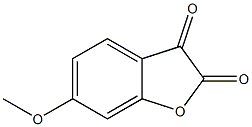 6-Methoxybenzofuran-2,3-dione Structure