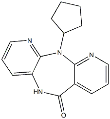 5,11-Dihydro-11-cyclopentyl-6H-dipyrido[3,2-b:2',3'-e][1,4]diazepin-6-one