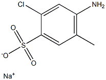 4-Amino-2-chloro-5-methylbenzenesulfonic acid sodium salt,,结构式