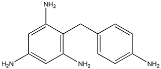 4-[(4-Aminophenyl)methyl]-1,3,5-benzenetriamine Structure